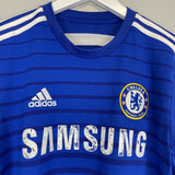 2014/15 CHELSEA CHAMPIONS #15 HOME SHIRT (M) ADIDAS