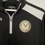 2017/18 NEWPORT COUNTY 1/4 ZIP TRAINING TOP (L) MACRON