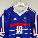 1998/00 FRANCE ZIDANE #10 *SPECIAL* HOME SHIRT (XL) ADIDAS