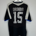 2004/05 CHELSEA DROGBA #15 AWAY SHIRT (XL) UMBRO