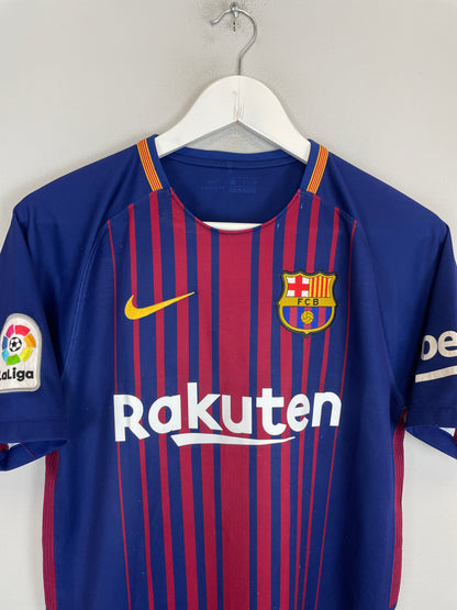 2017/18 BARCELONA MESSI #10 HOME SHIRT (S) NIKE