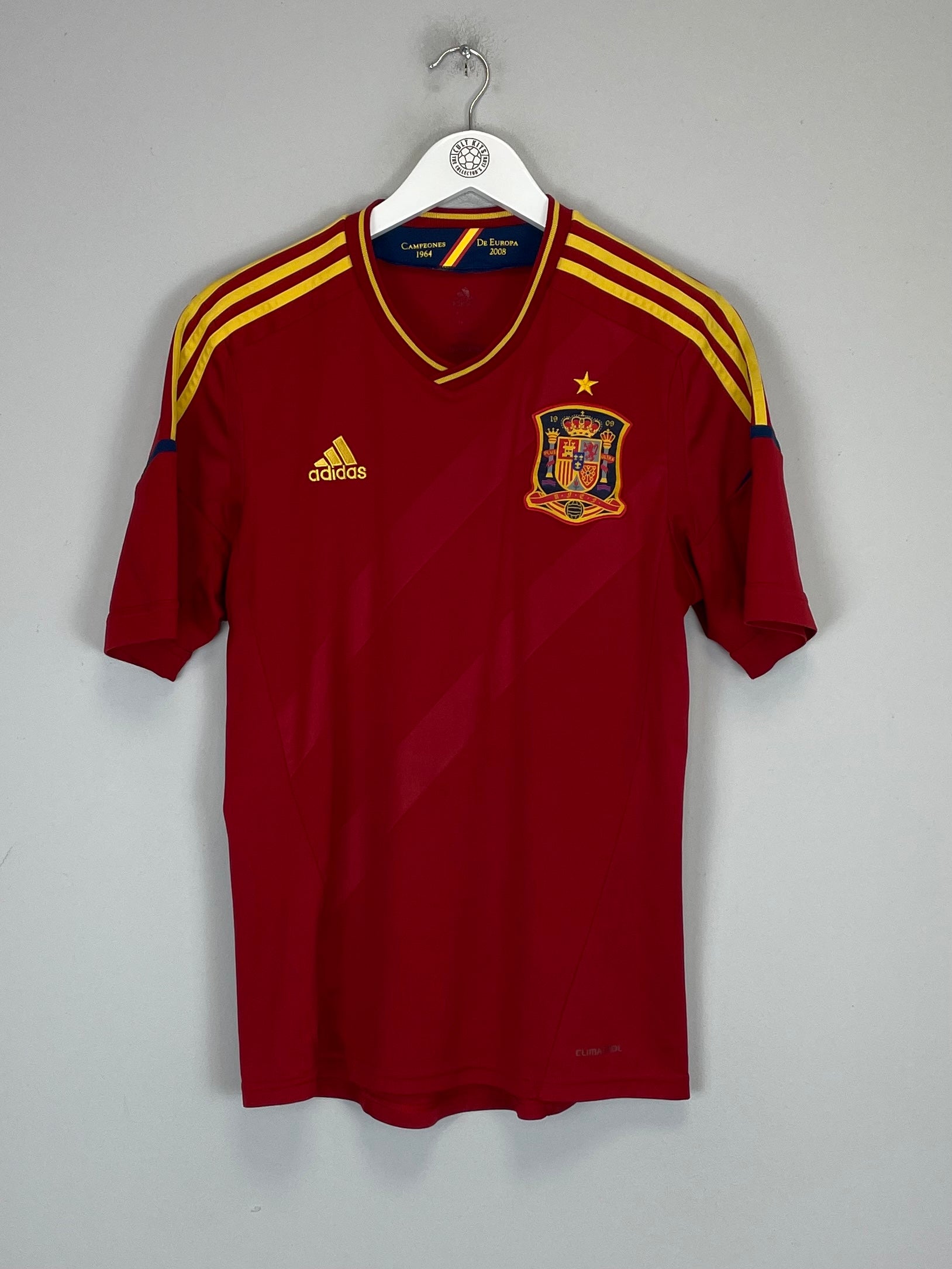 2011/12 SPAIN HOME SHIRT (M) ADIDAS