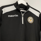 2017/18 NEWPORT COUNTY 1/4 ZIP TRAINING TOP (L) MACRON