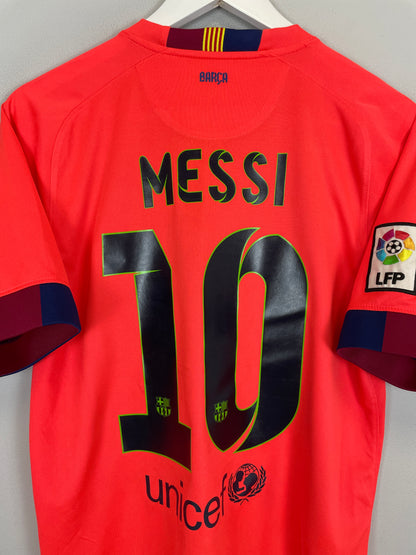 2014/15 BARCELONA MESSI #10 AWAY SHIRT (M) NIKE