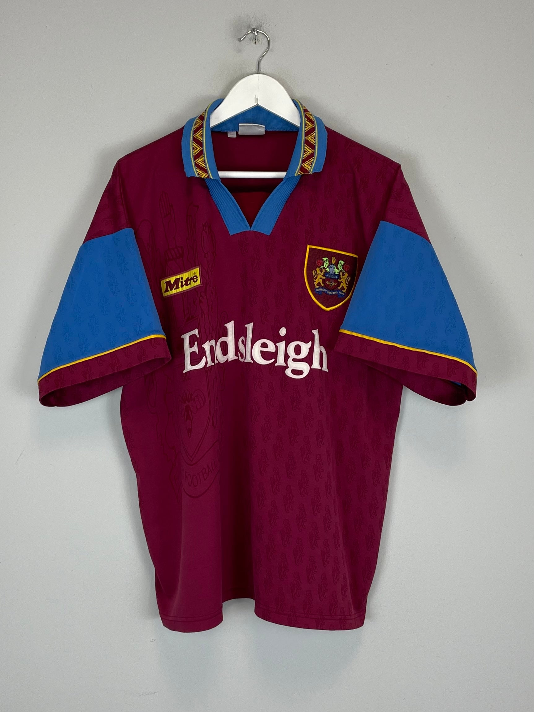 1995/96 BURNLEY HOME SHIRT (M) MITRE