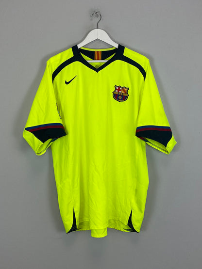 2005/06 BARCELONA RONALDINHO #10 AWAY SHIRT (XXL) NIKE