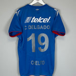 2007/09 CRUZ AZUL DELGADO #19 HOME SHIRT (M) UMBRO