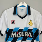 1990/91 INTER MILAN AWAY SHIRT (M) UMBRO