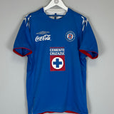 2007/09 CRUZ AZUL DELGADO #19 HOME SHIRT (M) UMBRO