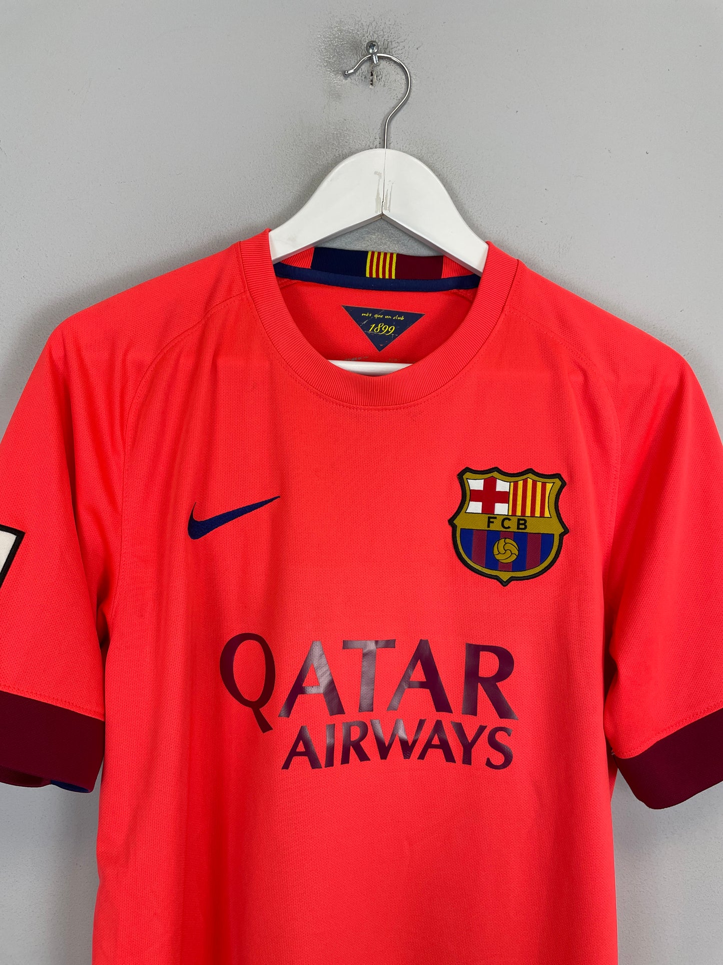 2014/15 BARCELONA MESSI #10 AWAY SHIRT (M) NIKE