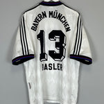 1996/98 BAYERN MUNICH BASLER #13 AWAY SHIRT (XL) ADIDAS