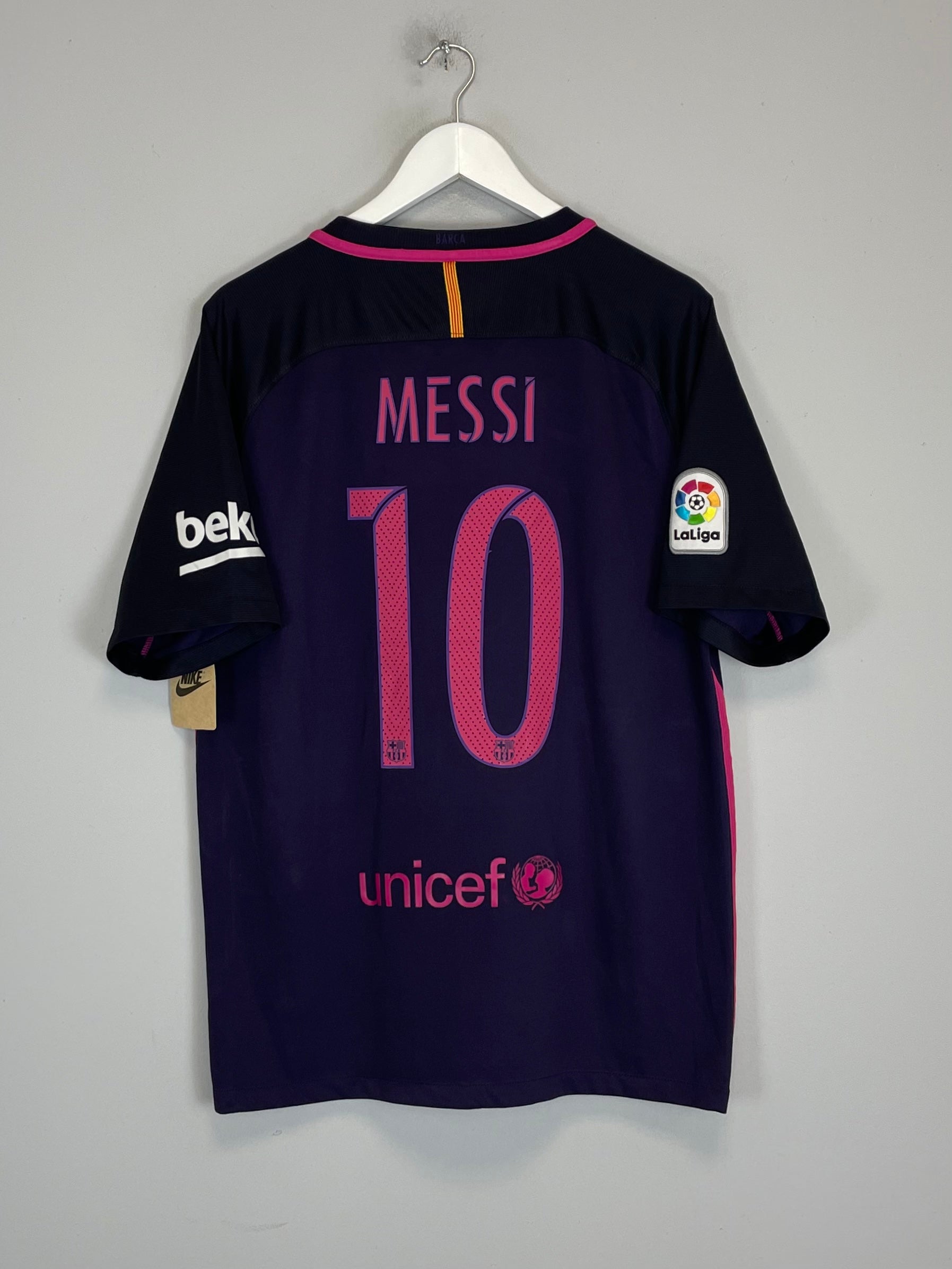 2016/17 BARCELONA MESSI #10 *BNWT* AWAY SHIRT (L) NIKE