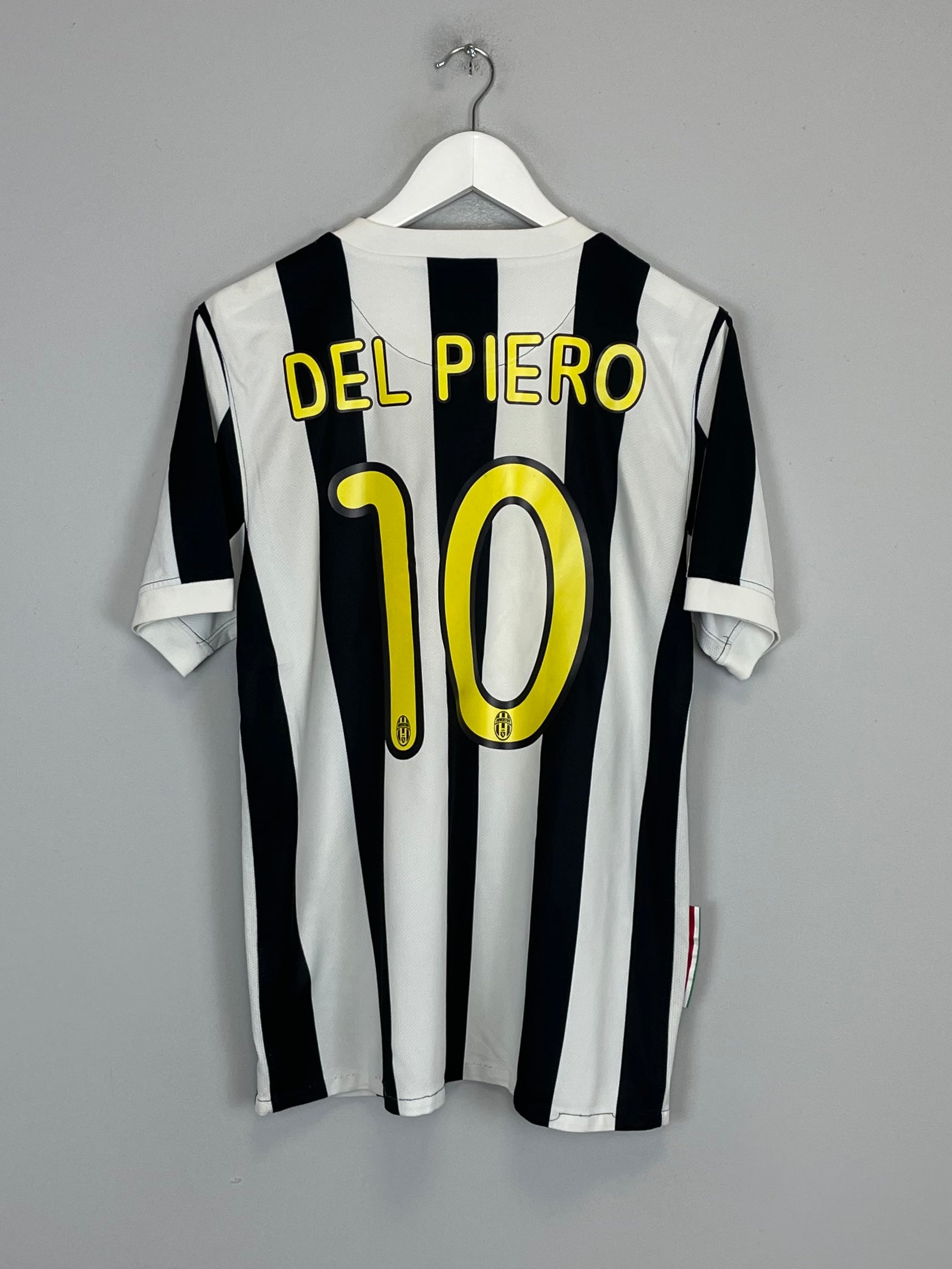 2009/10 JUVENTUS DEL PIERO #10 HOME SHIRT (M) NIKE