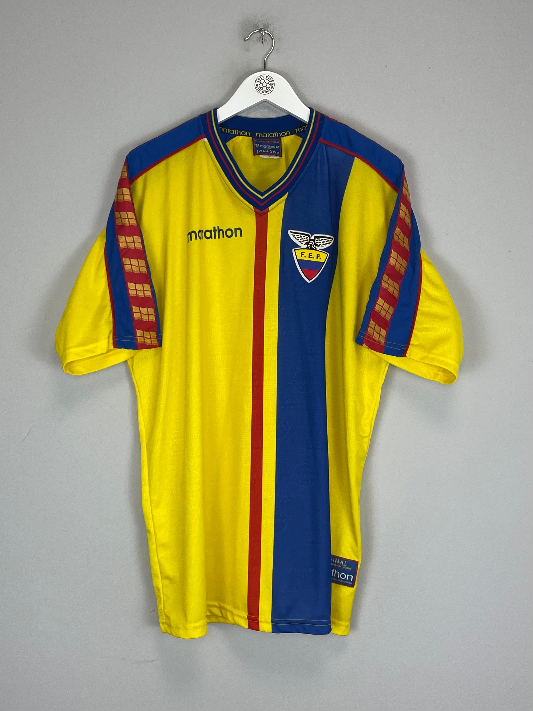 1998/01 ECUADOR HOME SHIRT (XL) MARATHON