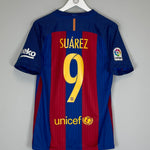 2016/17 BARCELONA SUAREZ #9 HOME SHIRT (S) NIKE