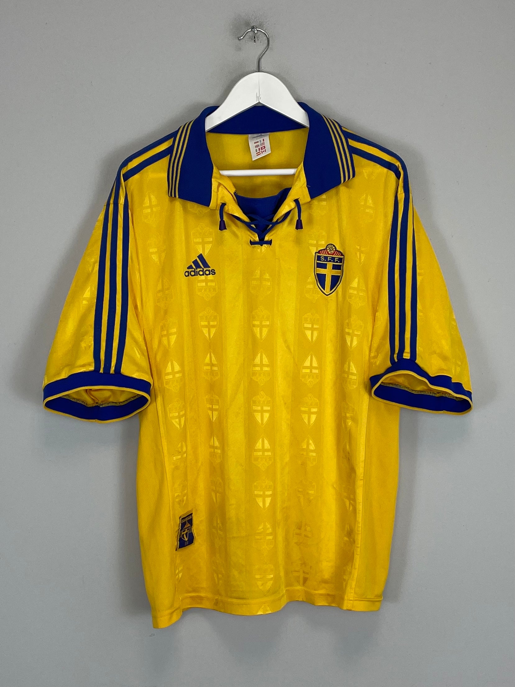 1998/99 SWEDEN HOME SHIRT (XL) ADIDAS