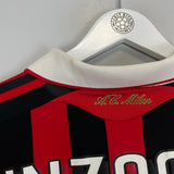 2009/10 AC MILAN INZAGHI #9 C/L L/S HOME SHIRT (M) ADIDAS