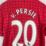 2012/13 MANCHESTER UNITED V.PERSIE #20 HOME SHIRT (M) NIKE