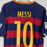 2015/16 BARCELONA MESSI #10 HOME SHIRT (L) NIKE