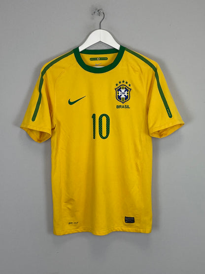 2010/12 BRAZIL KAKA #10 HOME SHIRT (S) NIKE