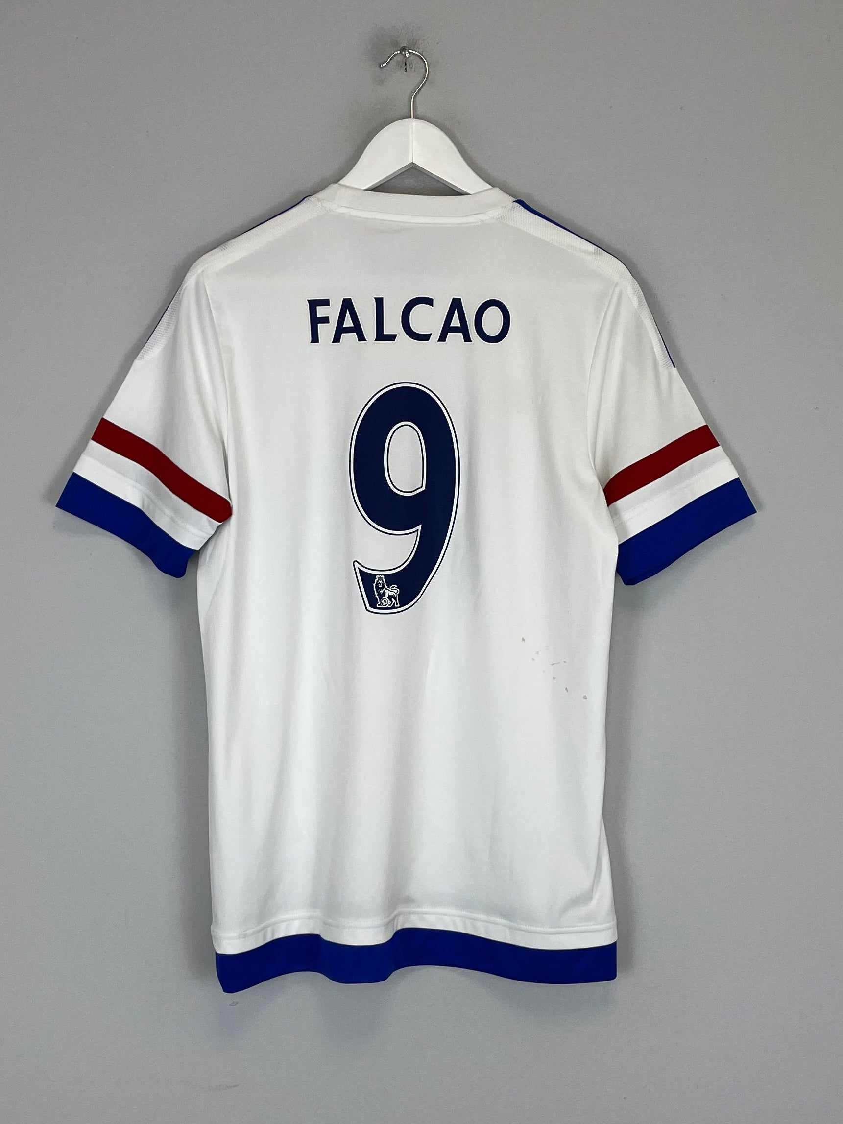 2015/16 CHELSEA FALCAO #9 AWAY SHIRT (M) ADIDAS