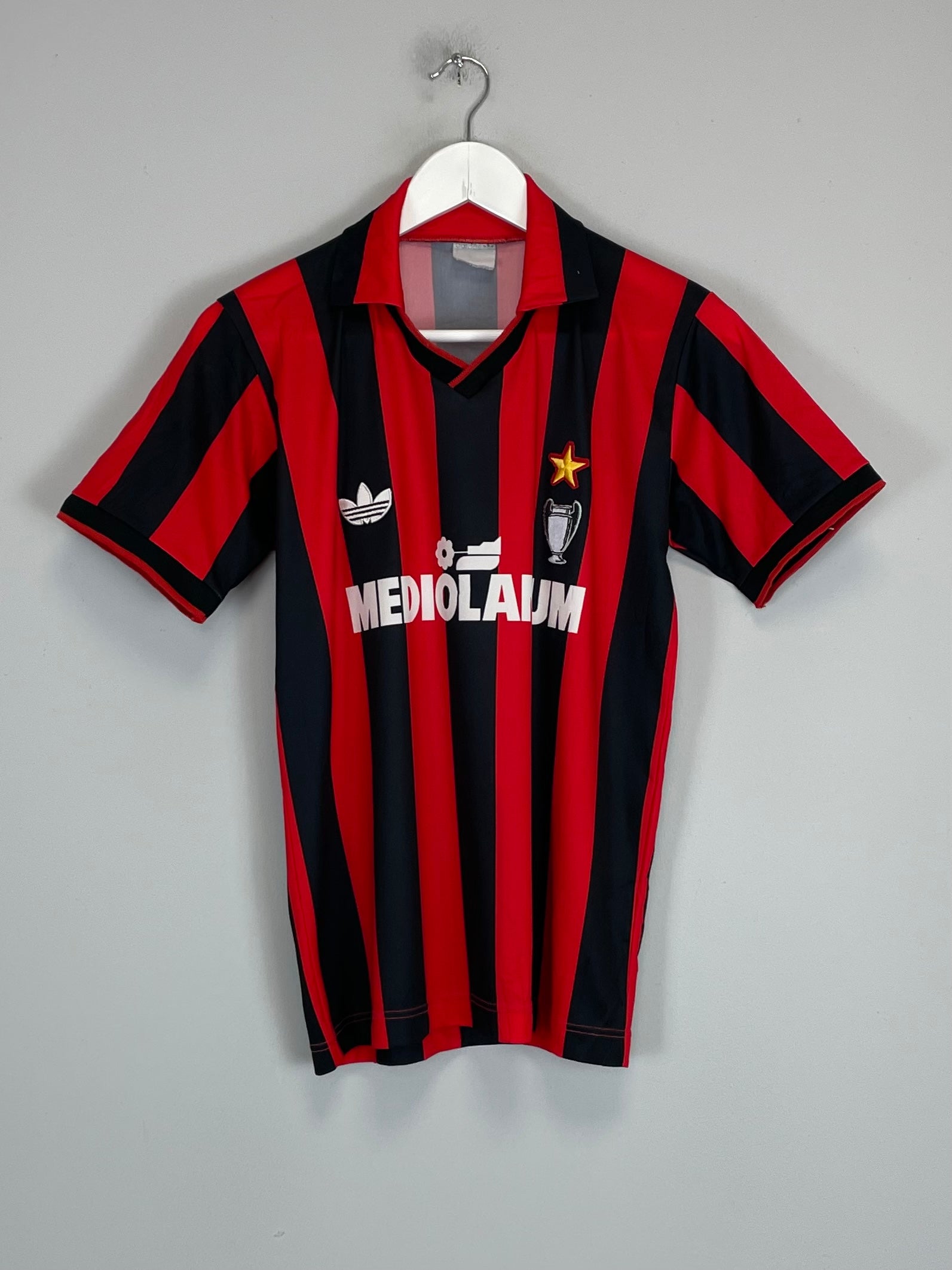 1990/92 AC MILAN HOME SHIRT (S) ADIDAS