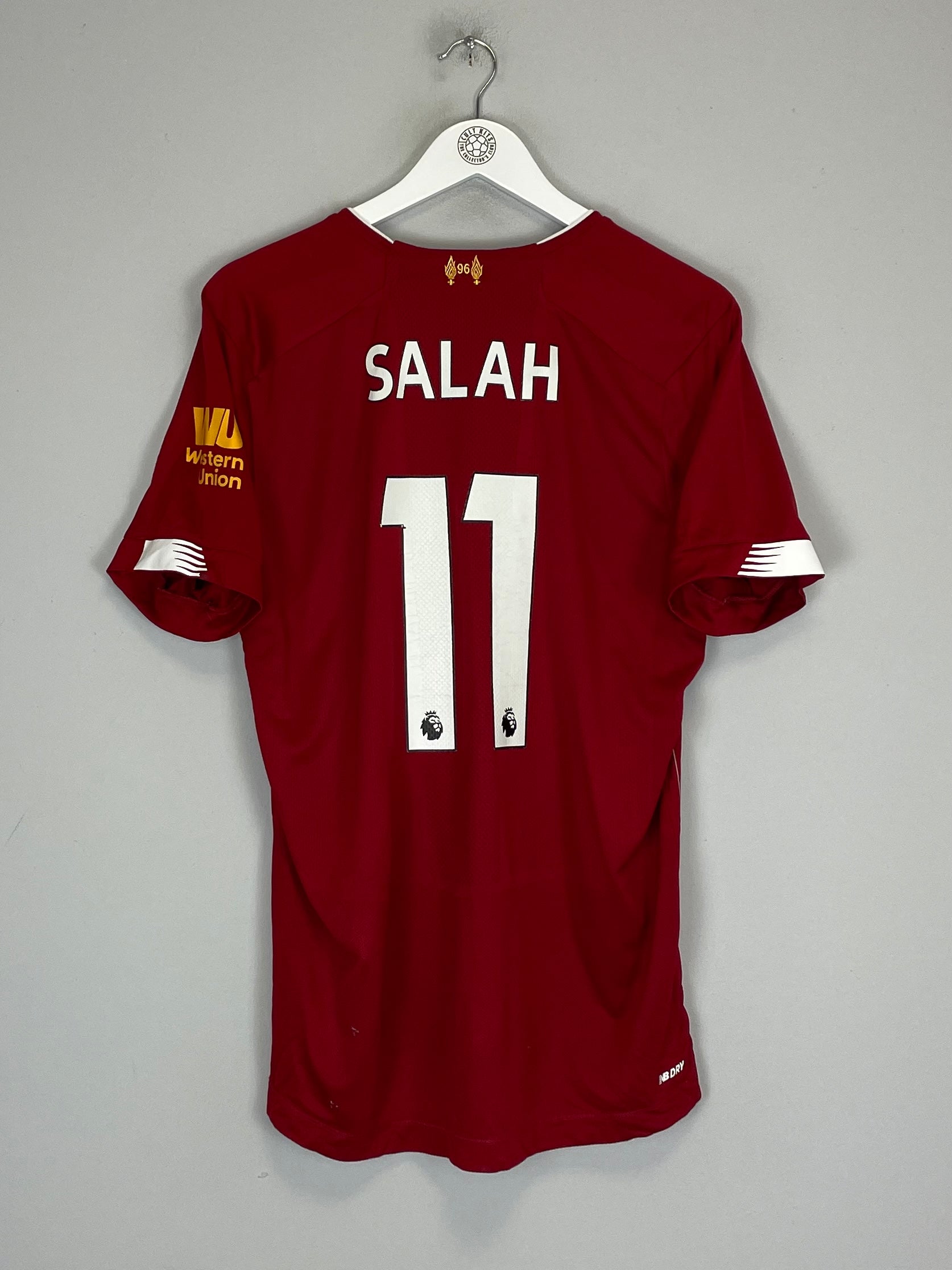 2019/20 LIVERPOOL SALAH #11 HOME SHIRT (L) NEW BALANCE