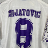 1996/97 REAL MADRID MIJATOVIC #8 HOME SHIRT (M) KELME