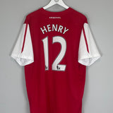 2011/12 ARSENAL HENRY #12 HOME SHIRT (XXL) NIKE