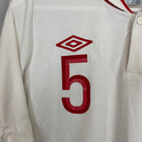 2012/13 ENGLAND #5 HOME SHIRT (M) UMBRO