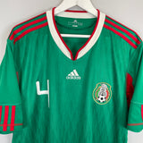 2010/11 MEXICO R.MARQUEZ #4 HOME SHIRT (XL) ADIDAS