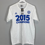 2015 CHELSEA CHAMPIONS *BNWT* T-SHIRT (L) ADIDAS