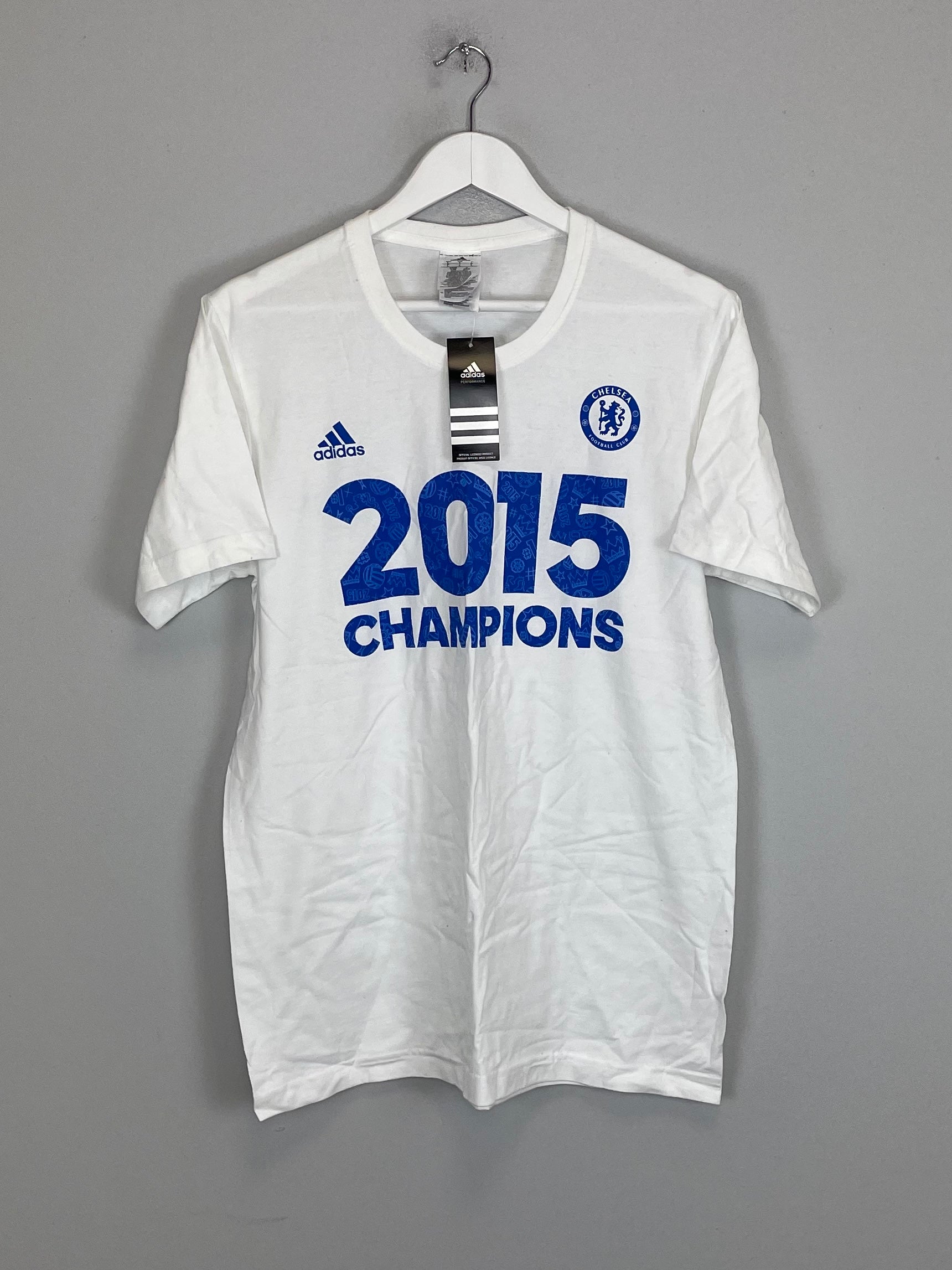 2015 CHELSEA CHAMPIONS *BNWT* T-SHIRT (L) ADIDAS