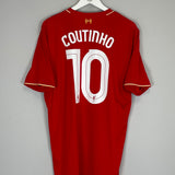 2015/16 LIVERPOOL COUTINHO #10 HOME SHIRT (XL) NEW BALANCE