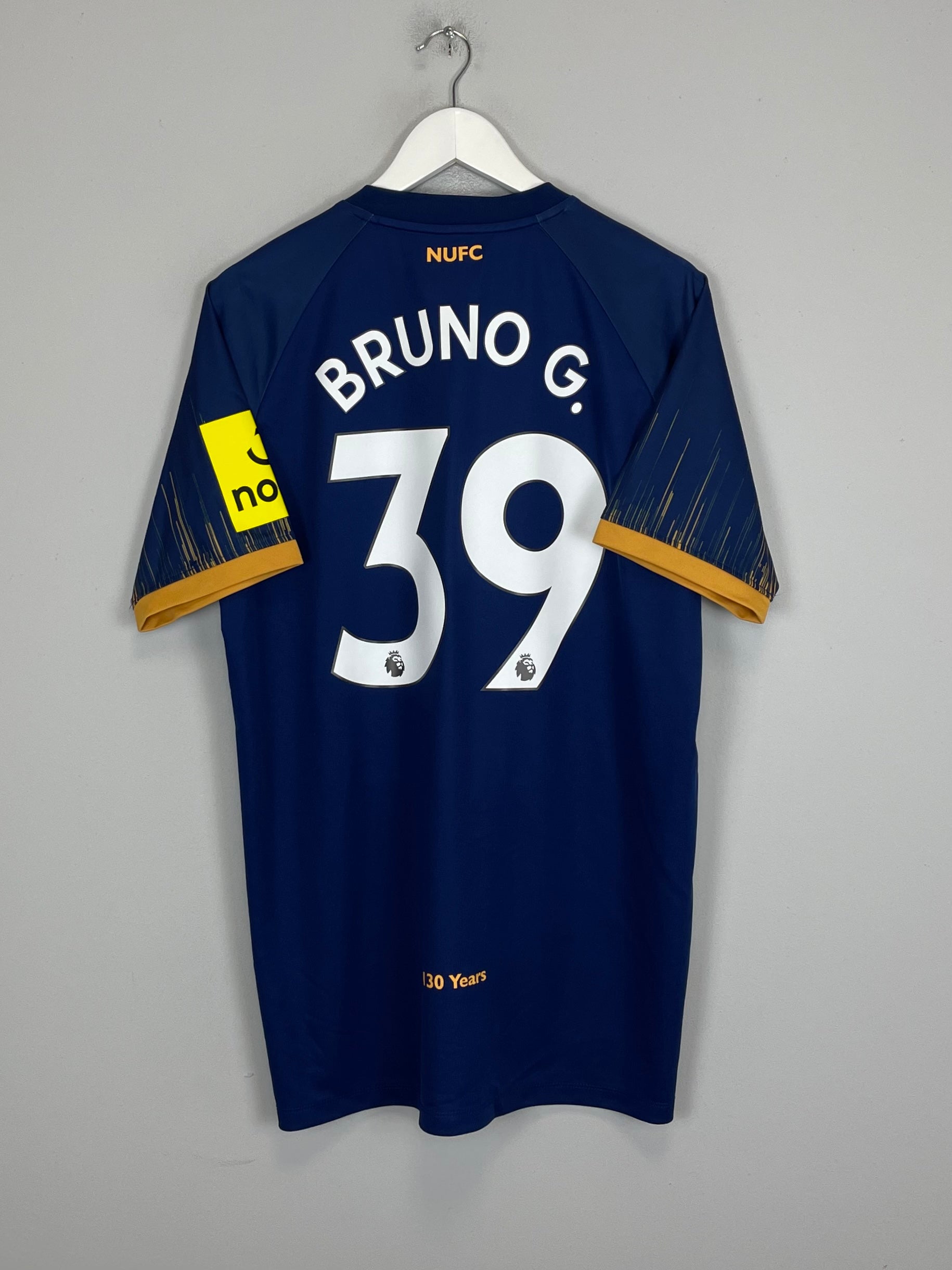 2022/23 NEWCASTLE UNITED BRUNO G. #39 AWAY SHIRT (XL) CASTORE