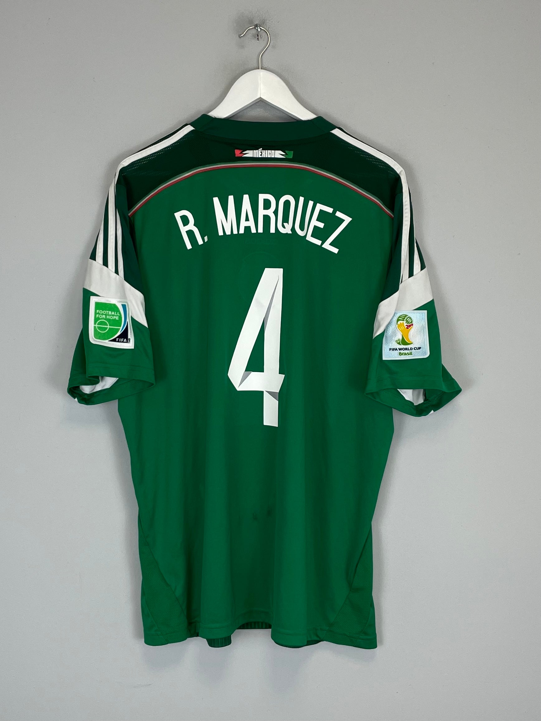 2014/15 MEXICO R.MARQUEZ #4 HOME SHIRT (XL) ADIDAS