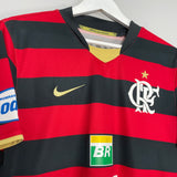 2008 FLAMENGO #10 WOMENS HOME SHIRT (M) NIKE