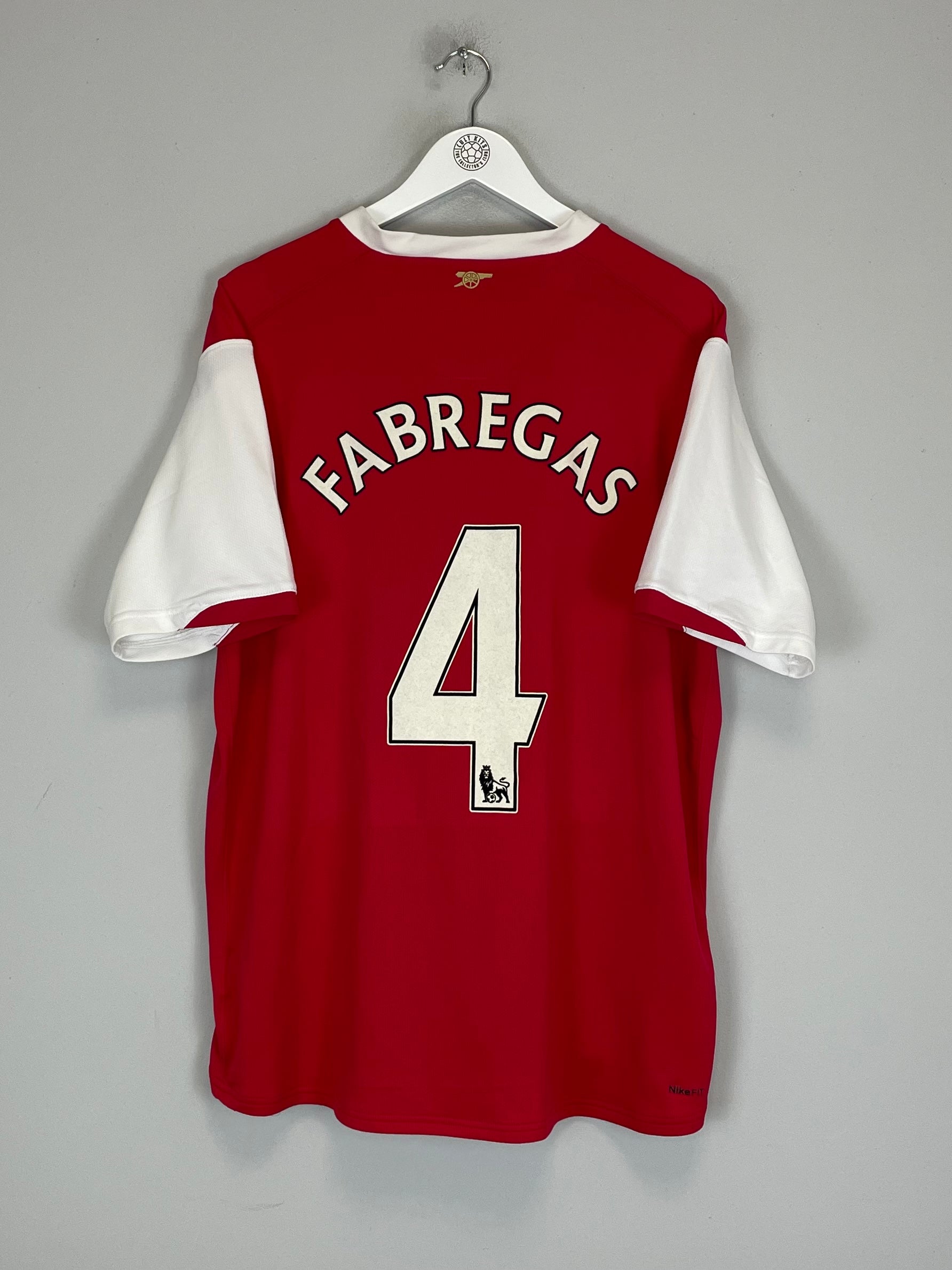 2006/08 ARSENAL FABREGAS #4 HOME SHIRT (XL) NIKE