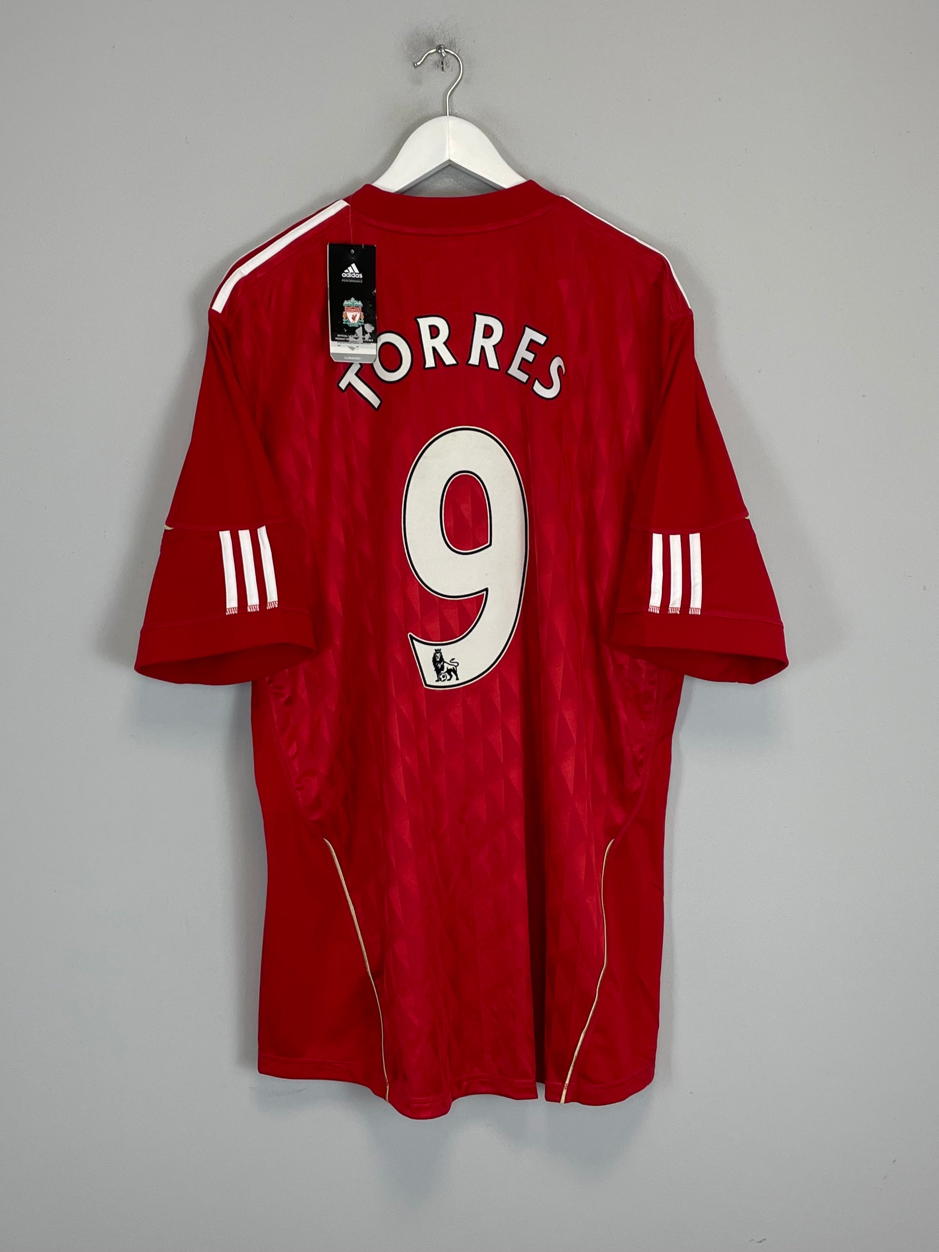 2010/12 LIVERPOOL TORRES #9 *BNWT* HOME SHIRT (XXL) ADIDAS