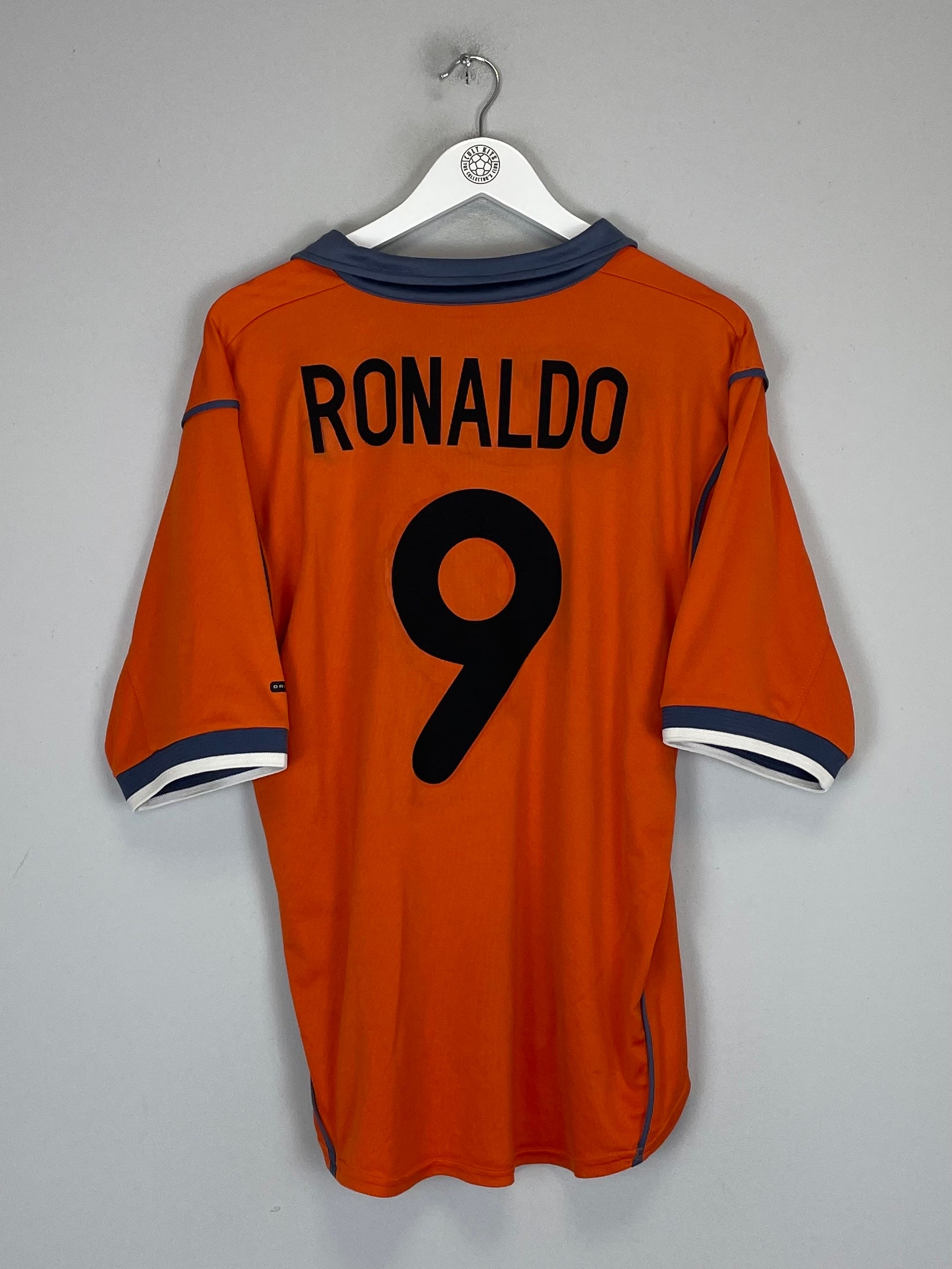 2000/01 INTER MILAN RONALDO #9 THIRD SHIRT (M) NIKE