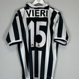 1996/97 JUVENTUS VIERI #15 HOME SHIRT (L) KAPPA