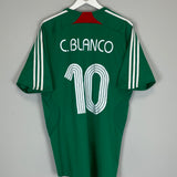 2007/08 MEXICO C.BLANCO #10 HOME SHIRT (XL) ADIDAS