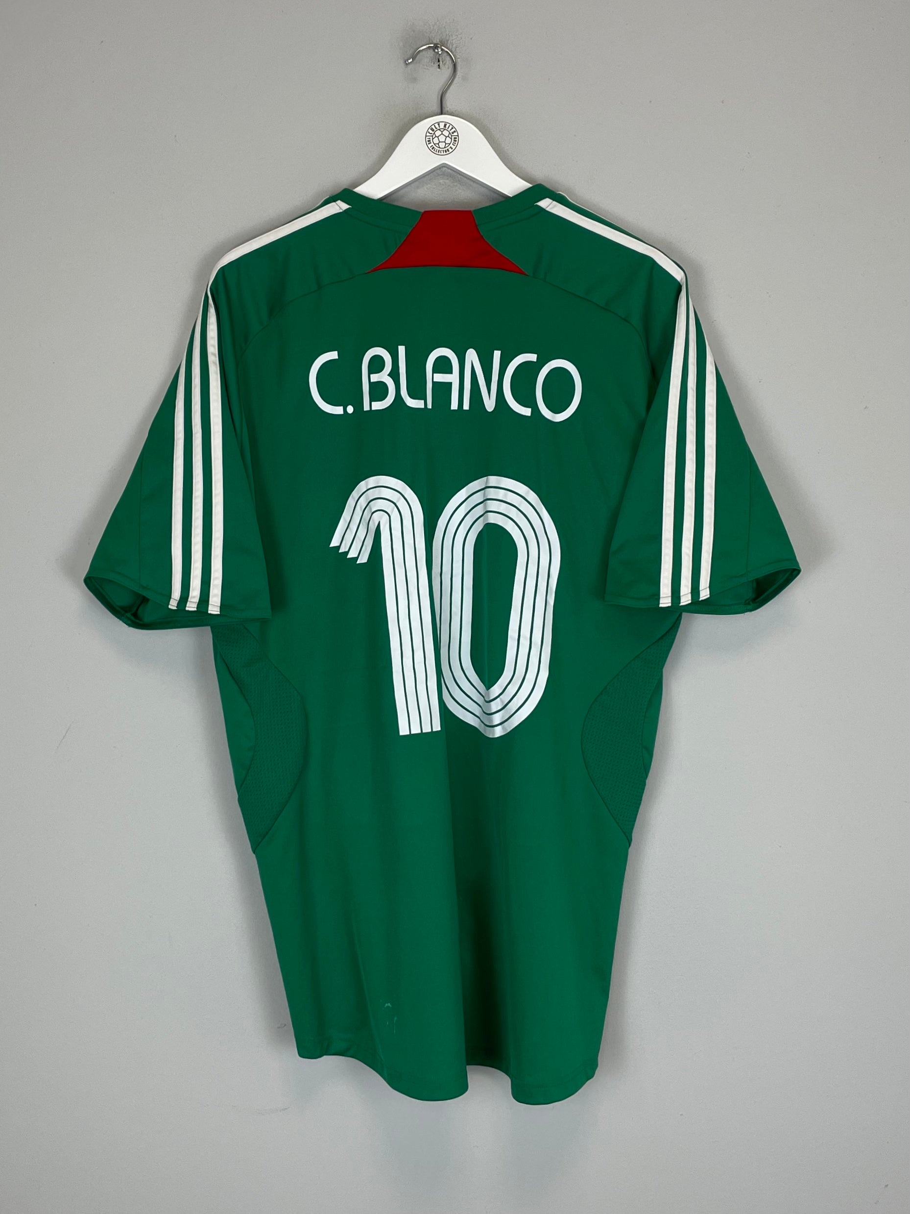 2007/08 MEXICO C.BLANCO #10 HOME SHIRT (XL) ADIDAS