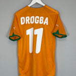 2010/11 IVORY COAST DROGBA #11 HOME SHIRT (M) PUMA