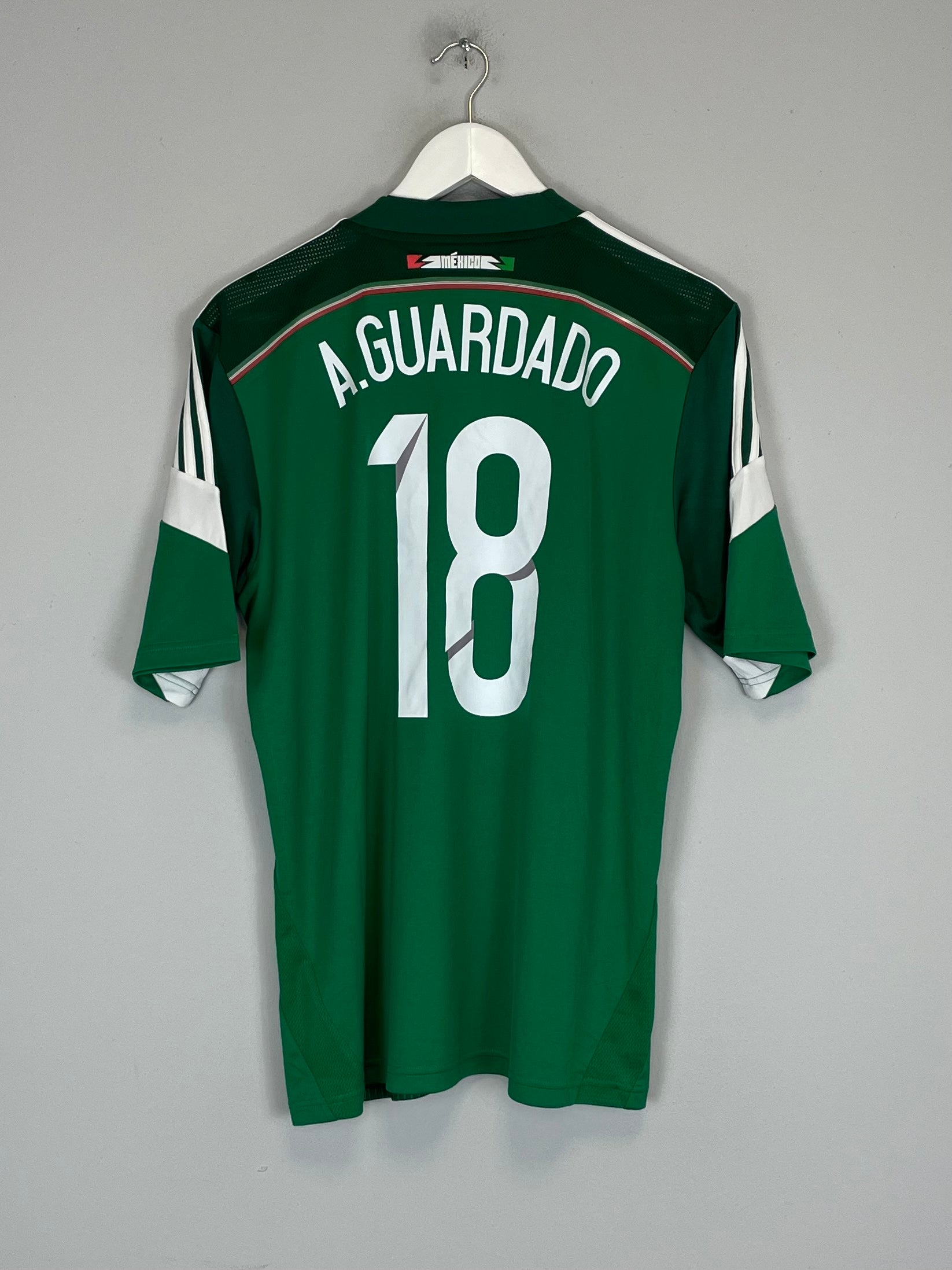 2014/15 MEXICO A.GUARDADO #18 HOME SHIRT (M) ADIDAS