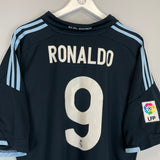 2009/10 REAL MADRID RONALDO #9 AWAY SHIRT (XXL) ADIDAS