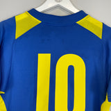 2005 BOCA JUNIORS CARLITOS #10 HOME SHIRT (S) NIKE