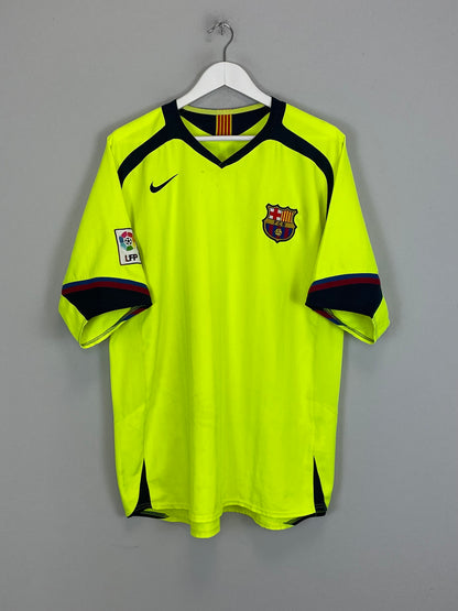 2005/06 BARCELONA RONALDINHO #10 AWAY SHIRT (XL) NIKE