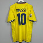 2008/10 BARCELONA MESSI #10 AWAY SHIRT (XL) NIKE