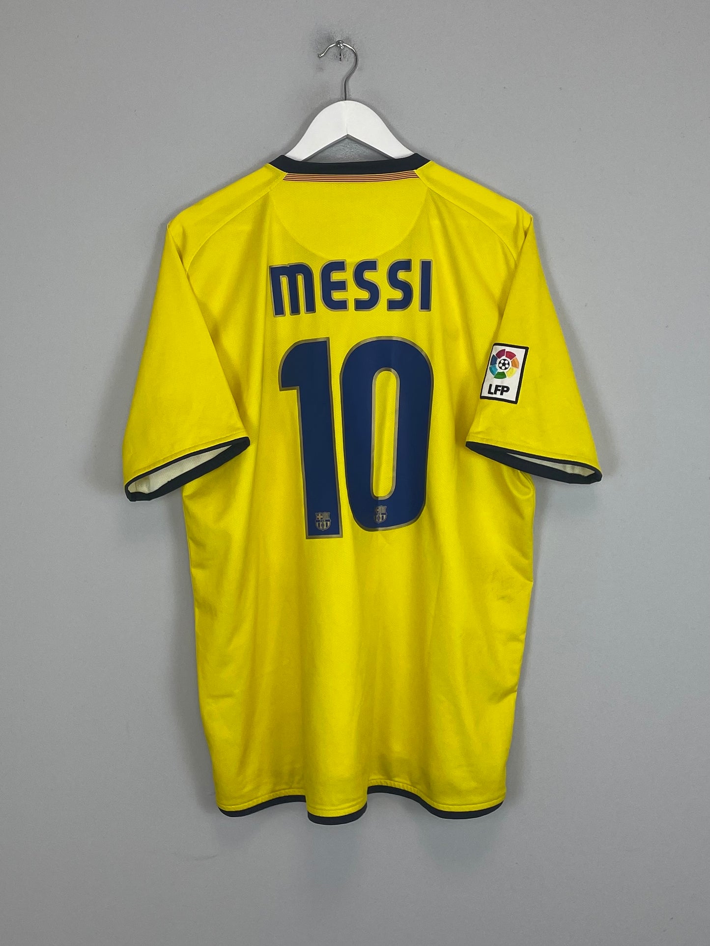 2008/10 BARCELONA MESSI #10 AWAY SHIRT (XL) NIKE